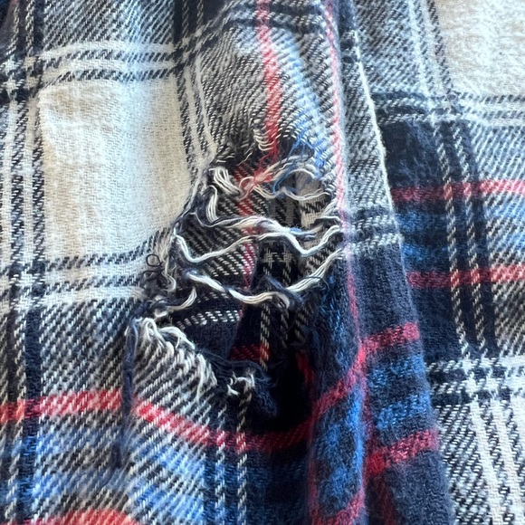 Distressed Flannel Shirt - Picture 4 of 4
